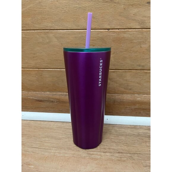 VHTF NWT Starbucks  2022 Venti Purple Stainless-Steel Tumbler - Picture 1 of 3